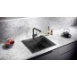 Blanco Accessoires - Garniture de vidage C-overflow, BlackEdition, noir mat 239975