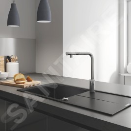 Grohe Minta SmartControl - Mitigeur d'évier avec douchette extractible, SmartControl, chrome 31613000