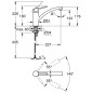Grohe Swift - Mitigeur d’évier, chrome 30358000