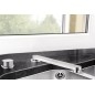 Blanco Eloscope F II - Robinetterie d’évier escamotable pour montage sous fenêtre, installation 2 trous, chrome 516672