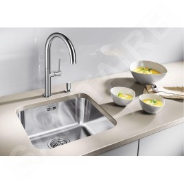 Blanco Supra 500 - Évier, 530x430 mm, inox brossé 518205