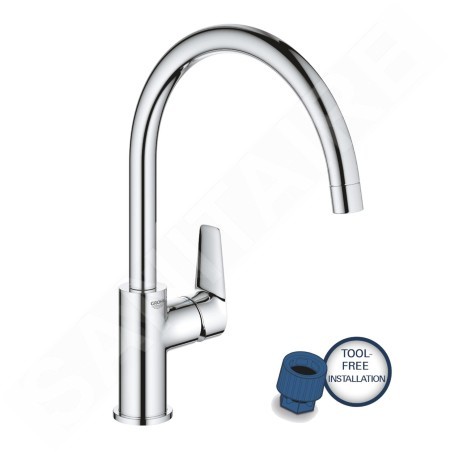 Grohe Start Edge - Mitigeur d'évier, chrome 30529001