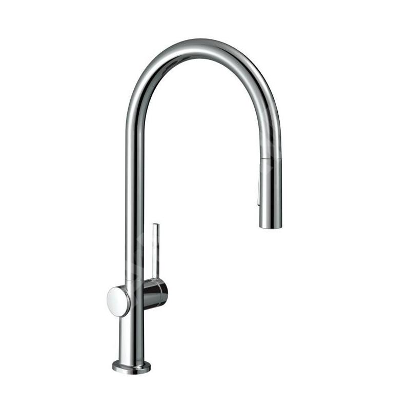 Hansgrohe M54 - Mitigeur d'évier Talis avec douchette extractible, chrome 72800000