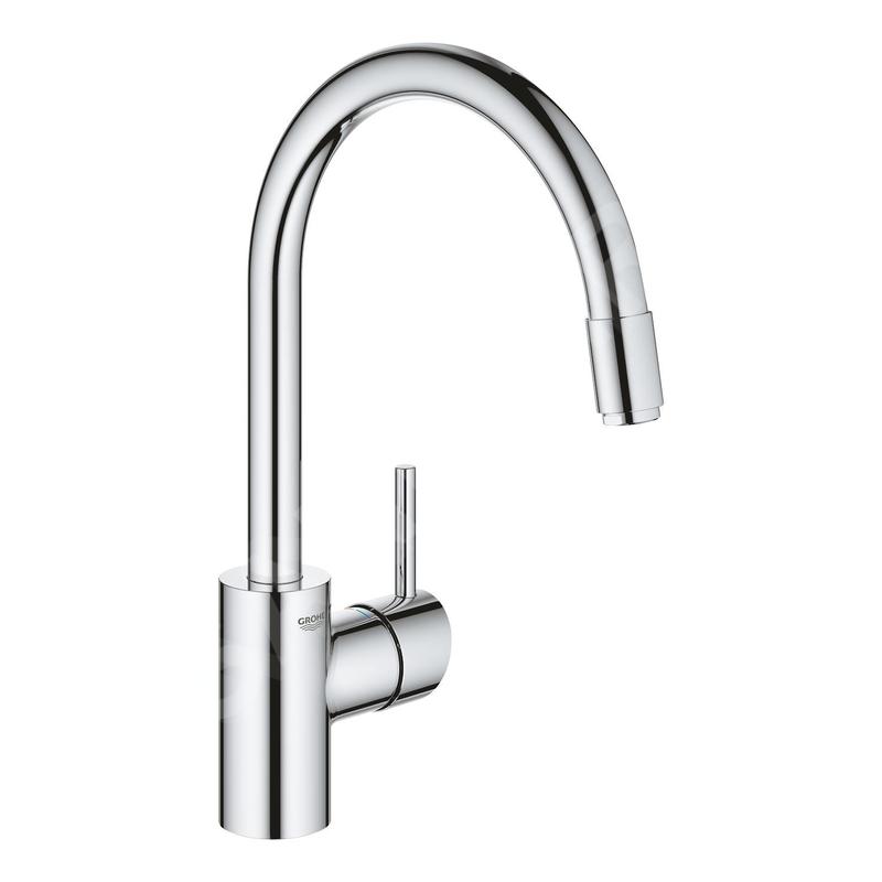 Grohe Concetto - Mitigeur d’évier avec douchette extractible, chrome 32663003 Grohe Concetto - Mitigeur d’évier avec douchette extractible, chrome 32663003