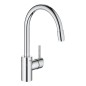 Grohe Concetto - Mitigeur d’évier avec douchette extractible, chrome 32663003 Grohe Concetto - Mitigeur d’évier avec douchette extractible, chrome 32663003