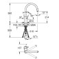 Grohe Concetto - Mitigeur d’évier avec douchette extractible, chrome 32663003 Grohe Concetto - Mitigeur d’évier avec douchette extractible, chrome 32663003