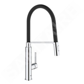 Grohe Feel - Mitigeur d'évier avec bec extractible, chrome 31489000