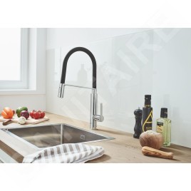 Grohe Feel - Mitigeur d'évier avec bec extractible, chrome 31489000