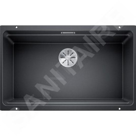 Blanco Etagon 700 - Évier en silgranit, 730x460 mm, avec rails, noir 525891