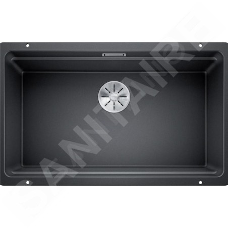 Blanco Etagon 700 - Évier en silgranit, 730x460 mm, avec rails, noir 525891