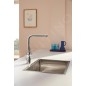 Grohe Blue Pure - Mitigeur d'évier Minta avec filtration et manchon de fermeture  extractible, chrome 30601000