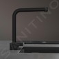 Hansgrohe M81 - Mitigeur d'évier Aquno Select 250 avec bec extractible, 2 jets, noir mat 73836670 Hansgrohe M81 - Mitigeur d'évier Aquno Select 250 avec bec extractible, 2 jets, noir mat 73836670