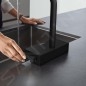 Hansgrohe M81 - Mitigeur d'évier Aquno Select 250 avec bec extractible, 2 jets, noir mat 73836670 Hansgrohe M81 - Mitigeur d'évier Aquno Select 250 avec bec extractible, 2 jets, noir mat 73836670