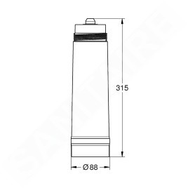 Grohe Pièces de rechange - Filtre, taille M 1500 l 40430001