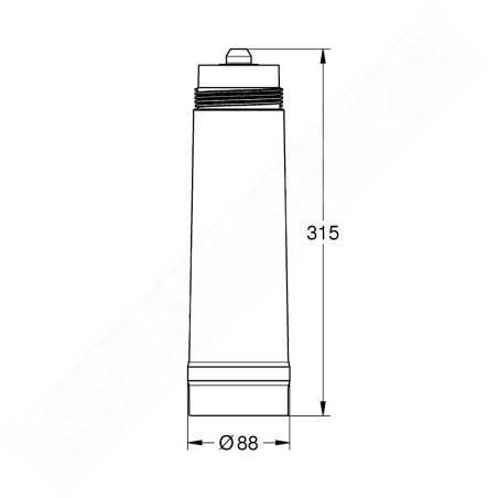 Grohe Pièces de rechange - Filtre, taille M 1500 l 40430001