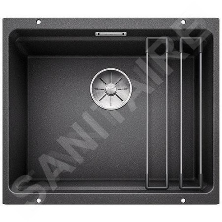Blanco Etagon 500 - Évier en silgranit, 530x460 mm, avec rails, noir 525887