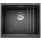 Blanco Etagon 500 - Évier en silgranit, 530x460 mm, avec rails, noir 525887 Blanco Etagon 500 - Évier en silgranit, 530x460 mm, avec rails, noir 525887