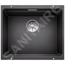 Blanco Etagon 500 - Évier en silgranit, 530x460 mm, avec rails, noir 525887