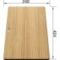 Blanco Accessoires - Planche à découper à installer sur évier, frêne 230700