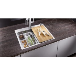 Blanco Accessoires - Planche à découper à installer sur évier, frêne 230700