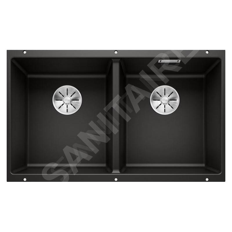 Blanco Subline 350/350 - Évier en silgranit, 755x460 mm, noir 525987