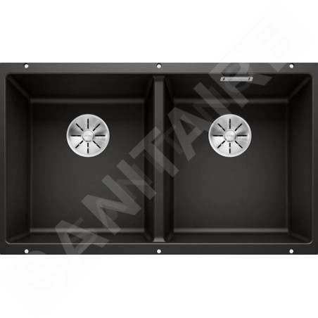 Blanco Subline 350/350 - Évier en silgranit, 755x460 mm, noir 525987