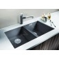 Blanco Subline 350/350 - Évier en silgranit, 755x460 mm, noir 525987