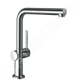 Hansgrohe M54 - Mitigeur d'évier Talis avec bec extractible, sBox, chrome 72809000
