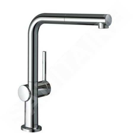Hansgrohe M54 - Mitigeur d'évier Talis avec bec extractible, sBox, chrome 72809000