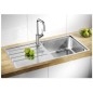 Blanco Lemis XL 6 - Évier, 1000x500 mm, inox brossé 523034