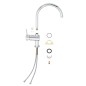 Grohe Minta - Mitigeur d’évier, chrome 32917000 Grohe Minta - Mitigeur d’évier, chrome 32917000