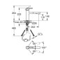 Grohe Concetto - Mitigeur d’évier, chrome 30273001
