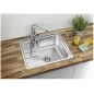 Blanco Lemis 45 - Évier, 605x500 mm, inox brossé 525115