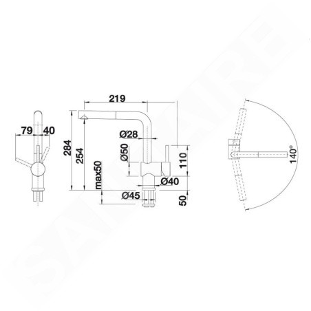 Blanco Linus S - Robinetterie d’évier avec douchette extractible, anthracite 516688
