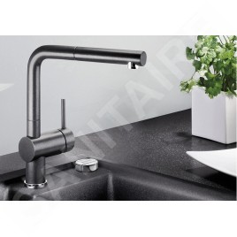Blanco Linus S - Robinetterie d’évier avec douchette extractible, anthracite 516688