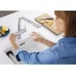 Blanco Fontas S II - Mitigeur d'évier avec bec extractible et fonction filtrante, noir mat 526672