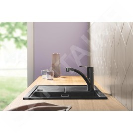 Grohe QuickFix Start - Mitigeur d’évier, noir mat 324412432