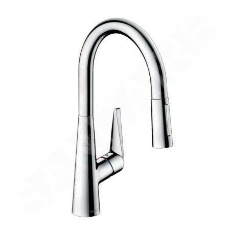 Hansgrohe Talis M51 - Mitigeur d’évier 200 avec douchette extractible, chrome 72813000