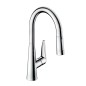 Hansgrohe Talis M51 - Mitigeur d’évier 200 avec douchette extractible, chrome 72813000