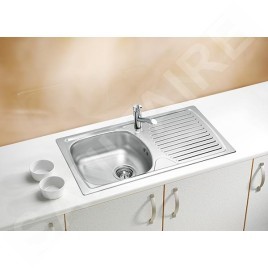 Alveus Basic - Évier 780x435 mm, vidage 90 mm, inox 1136539
