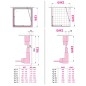 Kermi CADA XS - Porte de douche C2R 110x200 cm, droite, argent brillant/verre transparent CKC2R11020VPK Kermi CADA XS - Porte de douche C2R 110x200 cm, droite, argent brillant/verre transparent CKC2R11020VPK