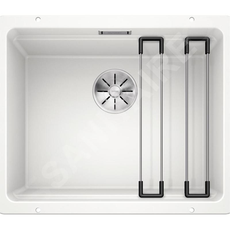 Blanco Etagon 500 - Évier en Silgranit, 530x460 mm, avec rails, blanc 522231 Blanco Etagon 500 - Évier en Silgranit, 530x460 mm, avec rails, blanc 522231
