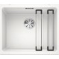 Blanco Etagon 500 - Évier en Silgranit, 530x460 mm, avec rails, blanc 522231 Blanco Etagon 500 - Évier en Silgranit, 530x460 mm, avec rails, blanc 522231