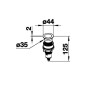 Blanco Accessoires - PushControl, commande du système de vidage InFino, inox 233696 Blanco Accessoires - PushControl, commande du système de vidage InFino, inox 233696