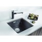 Blanco Subline 400 - Évier en silgranit, 430x460 mm, InFino, noir 525990