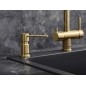 Blanco Accessoires - Distributeur de détergent Lato, or satiné 526699
