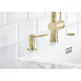 Blanco Accessoires - Distributeur de détergent Torre, or satiné 526700