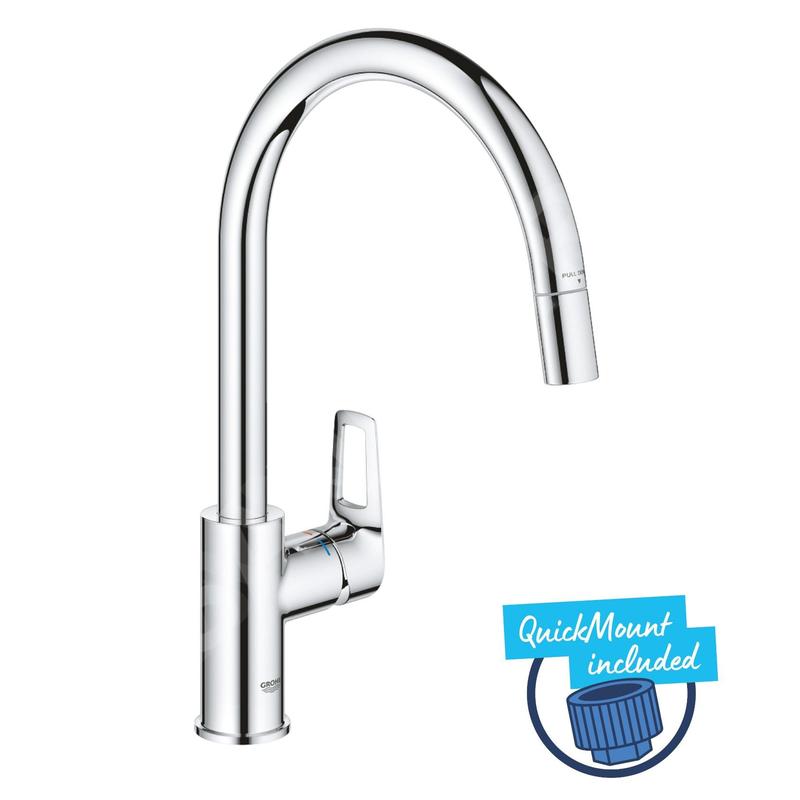 Grohe Start Loop - Mitigeur d’évier avec bec extractible, chrome 30556000