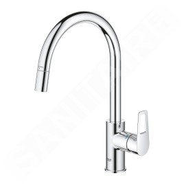 Grohe Start Loop - Mitigeur d’évier avec bec extractible, chrome 30556000