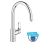 Grohe Start Flow - Mitigeur d’évier avec bec extractible, chrome 30569000